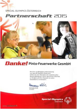 Special Olympics Partnerschaft 2015