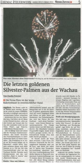 Wiener Zeitung 1.1.2012